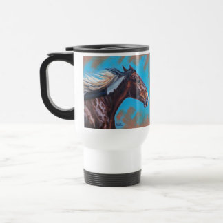 Mug De Voyage Vent Chevaux Acier Voyage Mug