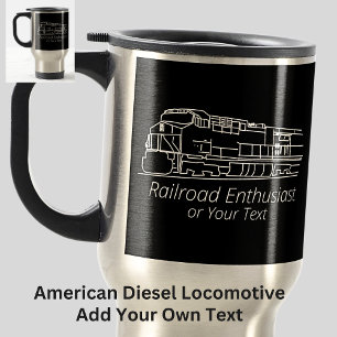 Mug De Voyage Ventilateur de locomotive pour les passionnés du t