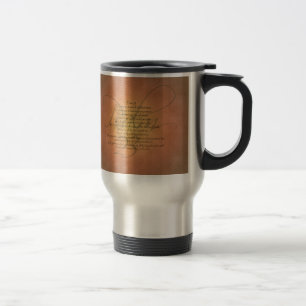 Mug De Voyage Vers chrétien de bible du psaume 23 KJV