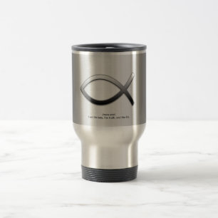 Mug De Voyage Vers chrétien d'écriture sainte d'Ichthys de