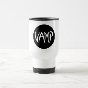 Mug De Voyage Version texte Vamp (noir/blanc)