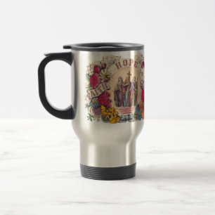 Mug De Voyage Vertus théologales Foi, Espérance et Charité