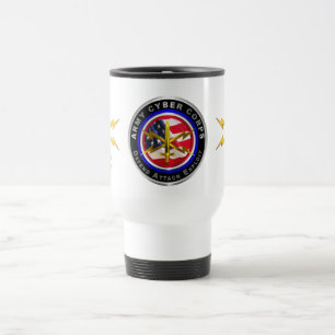 Mug De Voyage Vétéran du Corps Cyber de l'Armée