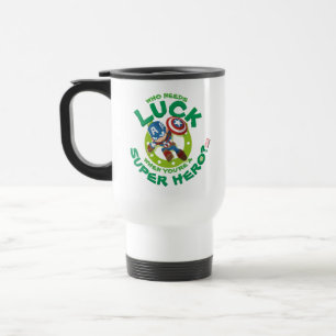 Mug De Voyage Veuve noire "Qui a besoin de chance"