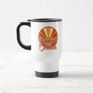 Mug De Voyage Vibe de rayons de soleil vintage Chasin' Sunset