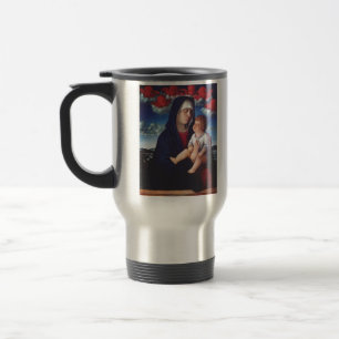 Mug De Voyage Vierge Marie et Enfant Art Religieux Classique