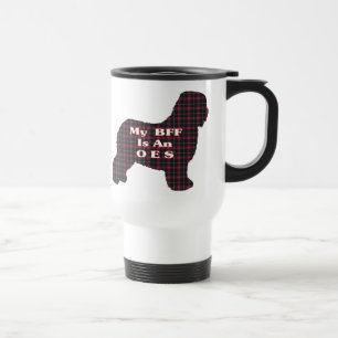 Mug De Voyage Vieux anglais Sheepdog BFF cadeaux