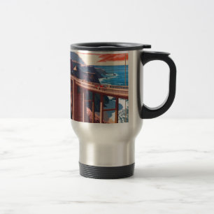 Mug De Voyage Vintage Big Sur Bixby Bridge USA Tourisme