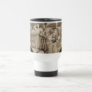 Mug De Voyage Vintage couple Romance, homme et femme amour