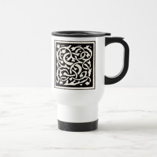 Mug De Voyage Vintage Monogram S Art Nouveau Letter