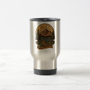 Mug De Voyage Vintage/rustique exploration de la nature en plein