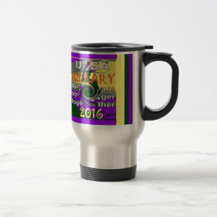 Mug De Voyage Vintage USA Plus fort ensemble Art Abstrait Imprim