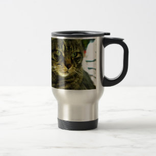 Mug De Voyage Visage de Tabulation Jaune Vert