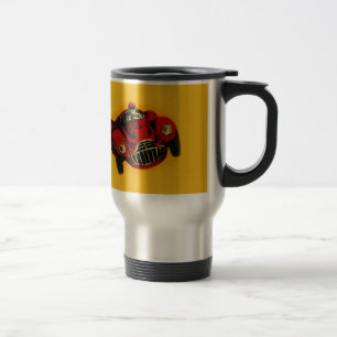 Mug De Voyage Voiture de course automobile jaune rouge