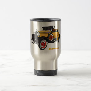 Mug De Voyage Voiture jaune classique 1931