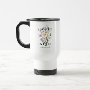 Mug De Voyage Vous êtes un Slogan floral unique