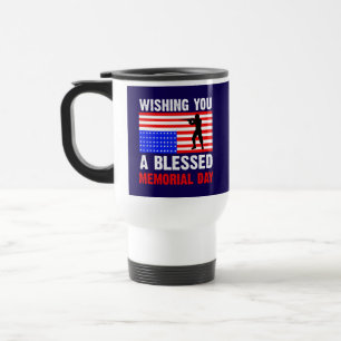 Mug De Voyage Vous souhaitant un Memorial Day béni