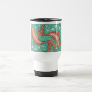 Mug De Voyage Voyage de Poissons de zodiaque/tasse de