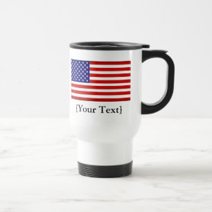 Mug De Voyage Voyage du drapeau américain/brouillard de navette