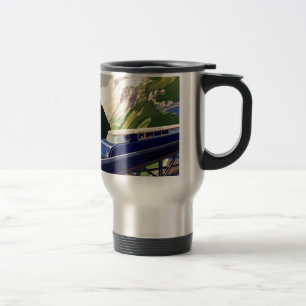 Mug De Voyage Voyage ferroviaire en Europe vintage
