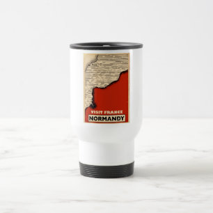 Mug De Voyage Voyage vintage en Normandie, France