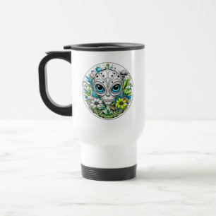 Mug De Voyage Voyager cosmique Floral extraterrestre Alien