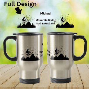 Mug De Voyage VTT Papa Et Mari