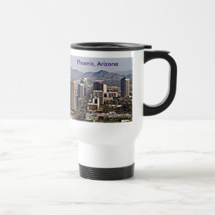 Mug De Voyage Vue du centre de Phoenix, Arizona