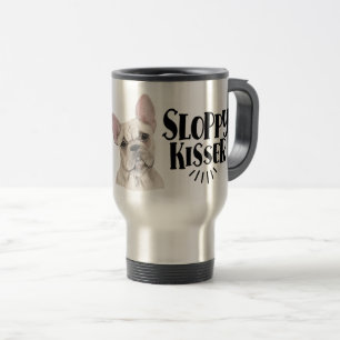 Mug De Voyage Watercolor French Bulldog drôle de citation chien