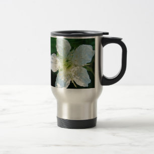 Mug De Voyage Weisse Brombeerblüte
