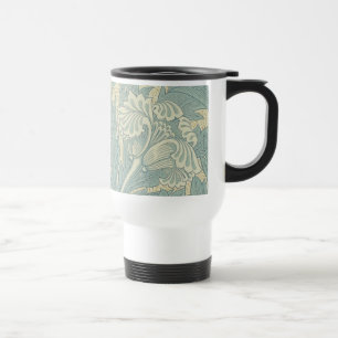 Mug De Voyage William Morris Classique Tulipe Bleu Floral