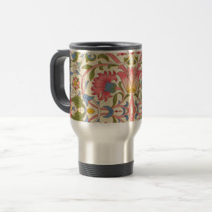 Mug De Voyage William Morris Lodden Motif Floral Pastel