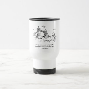 Mug De Voyage Winnie l'Ourson J'arrive toujours là où je vais