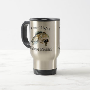 Mug De Voyage Wishin I était brochet vairon Fishin