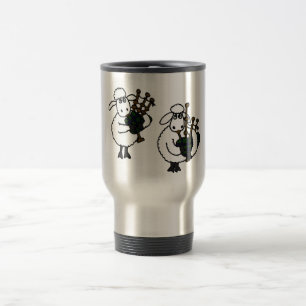 Mug De Voyage XX moutons impressionnants jouant des cornemuses