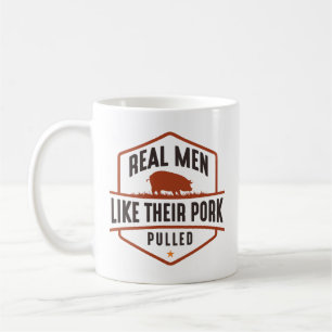 Mug De vrais Hommes Comme Leur Porc Pullé