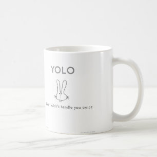 Mug de ww040 YOLO d'un dieu waitwot de lapin de badass