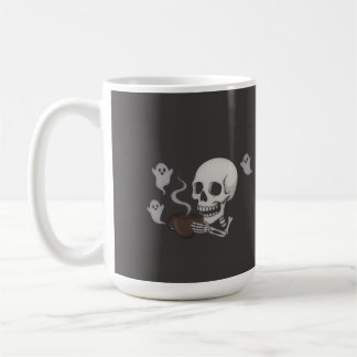 Mug Dead Inside But Caffeinated – Halloween Pillow