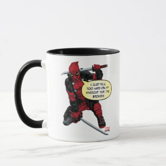 Mug Deadpool Kneeling Avec Des Épées