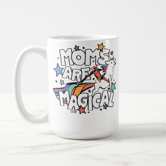Mug Deadpool - Moms Are Magical Mother'S Day (Gauche)