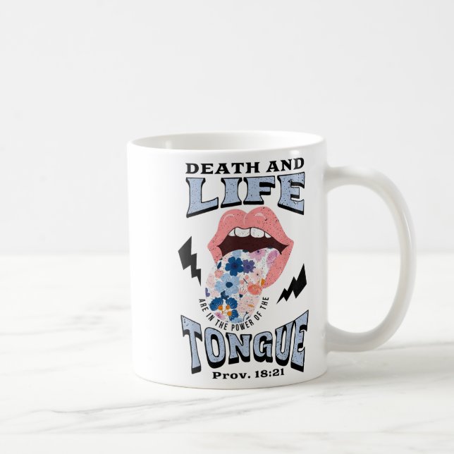 Mug Death And Life Tongue Christian  (Droite)