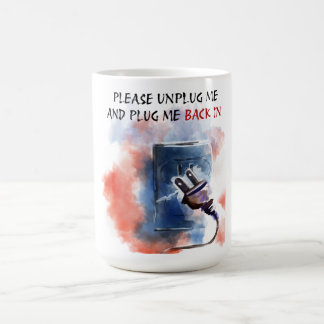Mug Débranchez-Moi et Rebranchez-Moi – Réinitialisatio