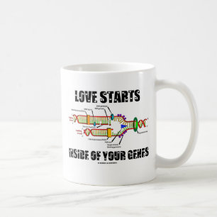 Mug Débuts d'amour à l'intérieur de vos gènes