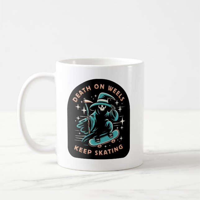 Mug Décès sur roues - Patinage (Gauche)