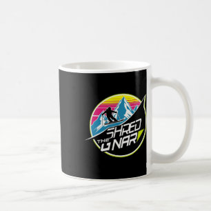 Mug Déchiquetez Le Gnar Ski Freestyle Diamant Hiver Sp