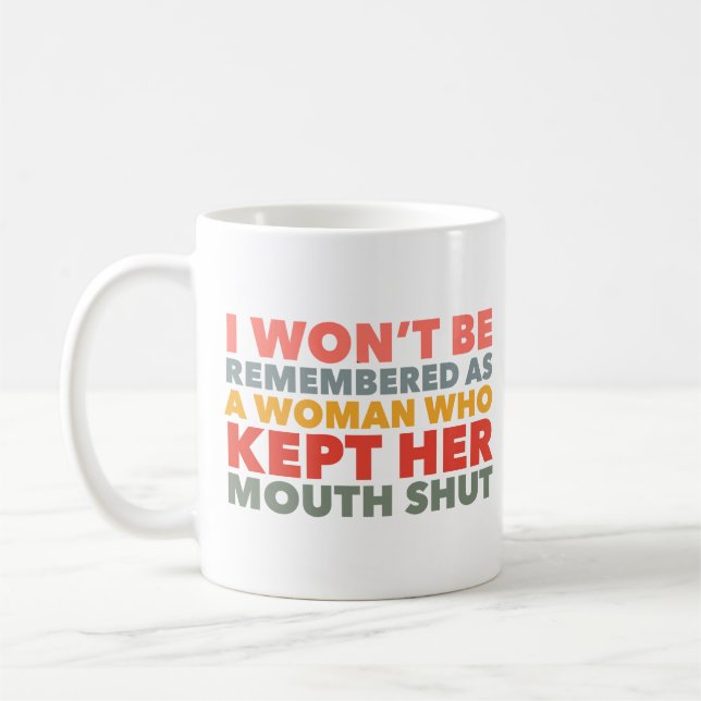 Mug Déclaration de votre vérité  (Gauche)