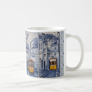 mug déco Lisbonne Azulejos tramway