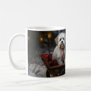 Mug Décor de Noël Havanais Snowy Sleigh