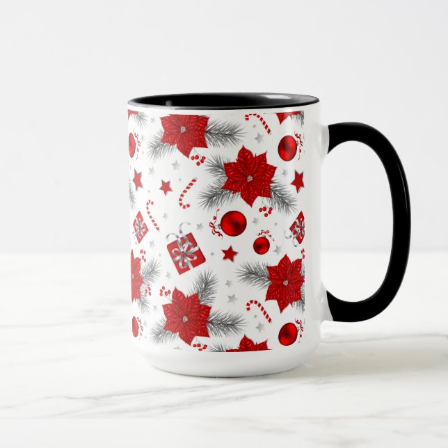 Mug Décor de Noël motif (Droite)