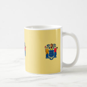 Mug Décor design du drapeau d'état du New Jersey